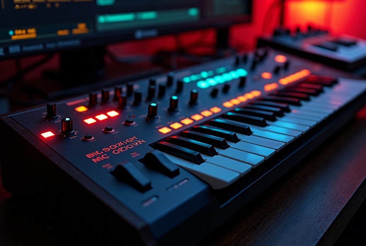 Screenshot or photo of a vintage Roland or Yamaha MIDI module